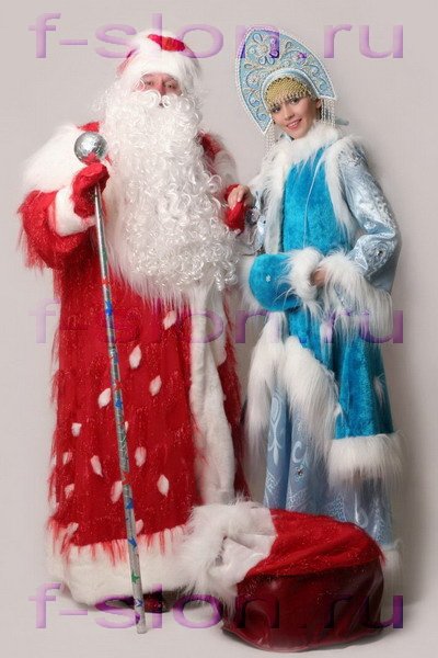 фотографии Деда Мороза и Снегурочки